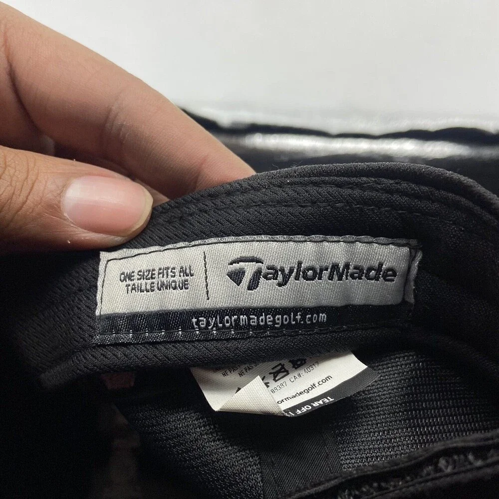 TaylorMade TP5 M1 Black Adjustable Golf Hat Cap